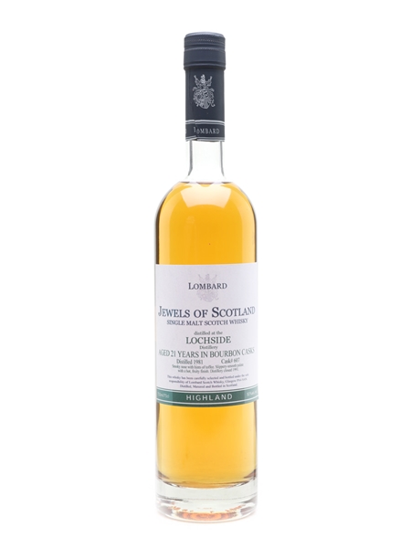 Lochside 1981 Bourbon Cask 21 Year Old Jewels Of Scotland 70cl / 50%