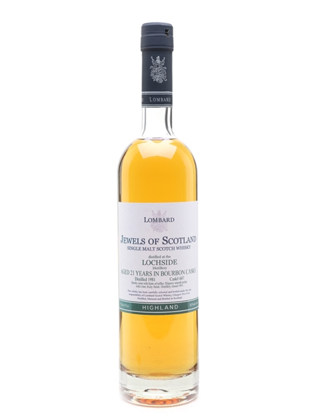 Lochside 1981 Bourbon Cask 21 Year Old Jewels Of Scotland 70cl / 50%