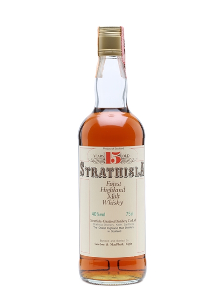 Strathisla 15 Years Old Bottled 1980s Gordon & MacPhail 75cl