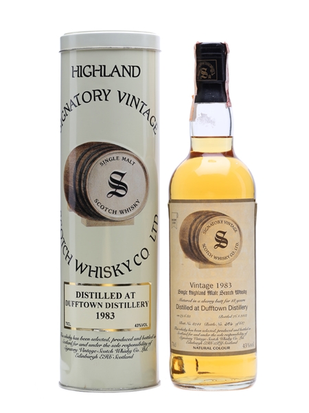 Dufftown 1983 18 Year Old Bottled 2002 - Signatory Vintage 70cl