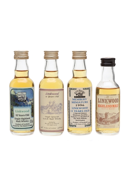 Linkwood 10, 11 & 12 Year Old  4 x 5cl / 43%