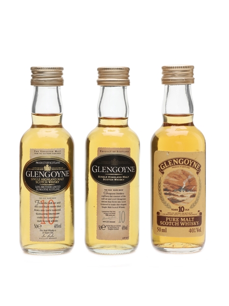 Glengoyne 10 Year Old  3 x 5cl / 40%