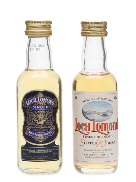 Loch Lomond Single Malt & Blend  2 x 5cl