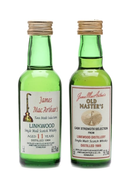 Linkwood 1984 & 1989 James MacArtur  2 x 5cl