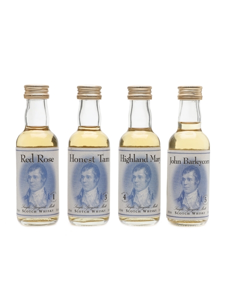 Whisky Connoisseur Robert Burns Speyside Malt 4 x 5cl