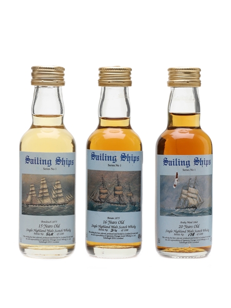 Signatory Sailing Ships Series 1 Caperdonich, Glendronach, Balvenie 3 x 5cl