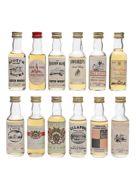 Assorted Blended Scotch Whisky  12 x 5cl