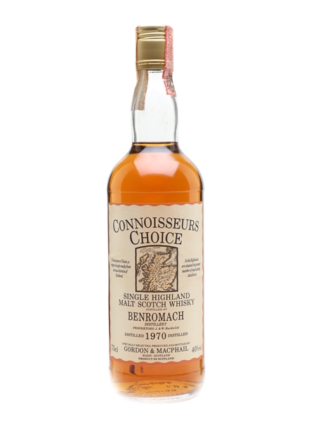 Benromach 1970 Bottled 1980s Connoisseurs Choice 75cl / 40%