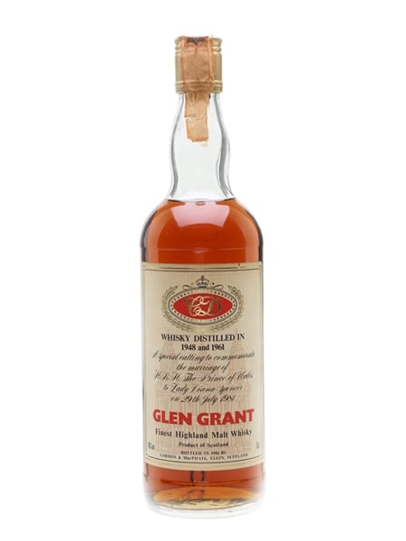 Glen Grant 1948 & 1961 Royal Wedding Bottled 1981 - Gordon & MacPhail 75cl / 40%