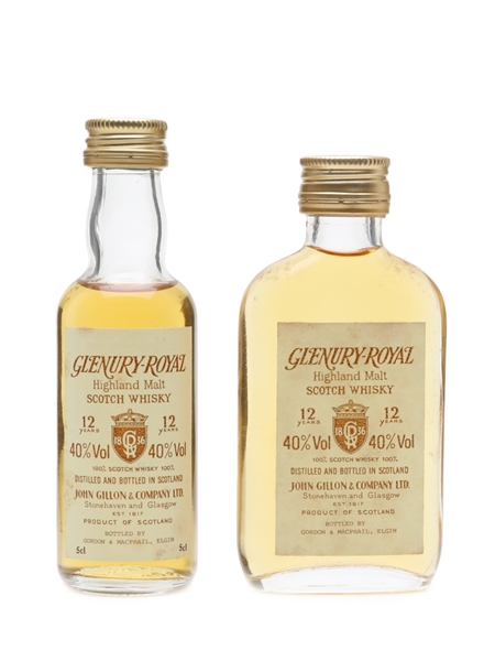 Glenury Royal 12 Year Old Gordon & MacPhail 2 x 5cl / 40%