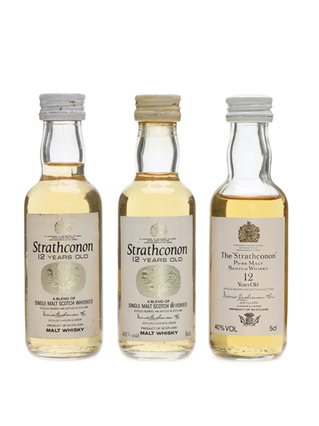 Strathconon 12 Year Old  3 x 5cl