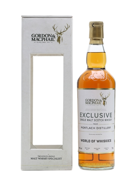 Mortlach 1990 Gordon & MacPhail - World Of Whiskies 70cl