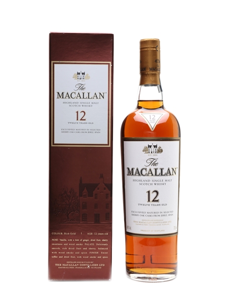 Macallan 12 Year Old Sherry Oak 70cl / 40%