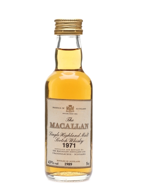 Macallan 1971 Bottled 1989 5cl / 43%