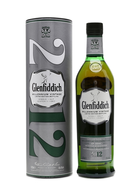 Glenfiddich Millennium Vintage 2012 (Misprinted Label) Bottled 2012 70cl