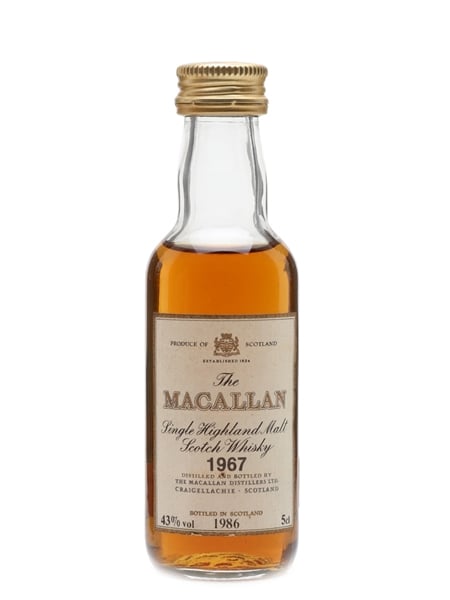 Macallan 1967 Bottled 1986 5cl / 43%