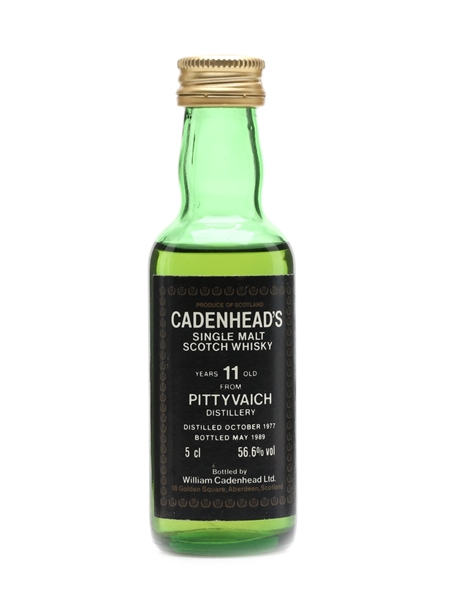 Pittyvaich 1977 11 Year Old Cadenhead's 5cl / 56.6%