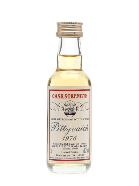 Pittyvaich 1976 Cask Strength 18 Year Old Master Of Malt 5cl  / 53.3%