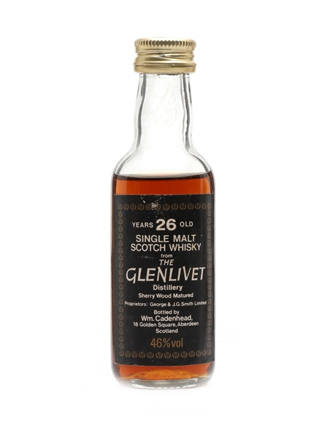 Glenlivet 26 Year Old Cadenhead's 5cl / 46%