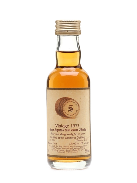 Glenlivet 1973 21 Year Old Signatory 5cl / 56%