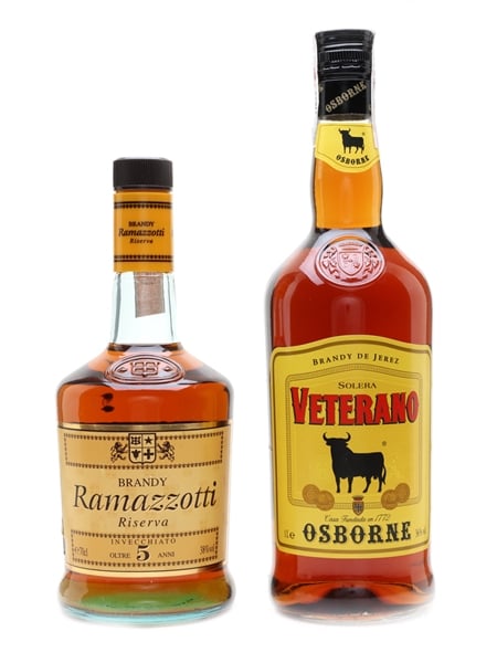 Spanish & Italian Brandy Osborne & Ramazzotti 100cl & 70cl