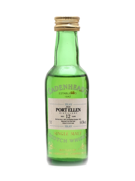 Port Ellen 1981 12 Year Old Cadenhead's 5cl / 64.5%