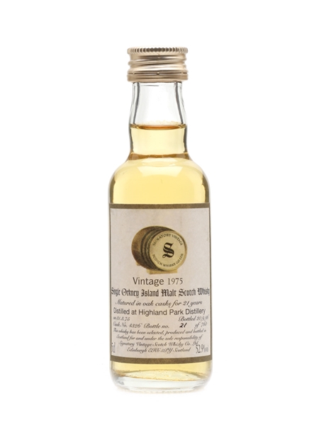 Highland Park 1975 21 Year Old Signatory 5cl / 52.9%