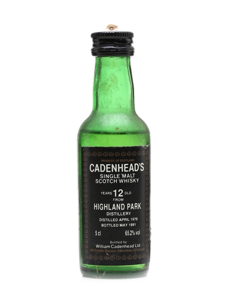 Highland Park 1979 12 Year Old Cadenhead's 5cl / 65.2%