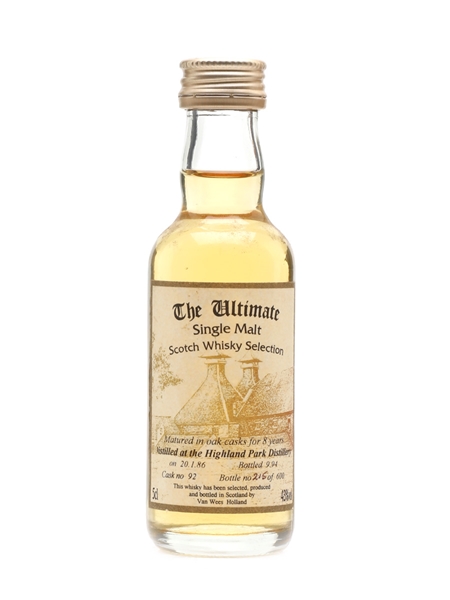 Highland Park 1986 8 Year Old Van Wees 5cl / 43%