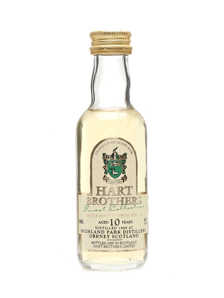 Highland Park 1989 10 Year Old Bottled 2000 - Hart Brothers 5cl / 43%