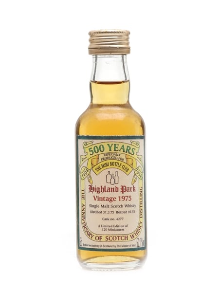 Highland Park 1975 Bottled 1993 Master Of Malt 5cl / 52.1%