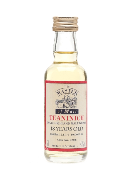 Teanninch 1975 18 Year Old Master Of Malt 5cl / 43%