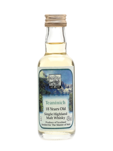 Teanninch 18 Year Old Master Of Malt 5cl / 43%