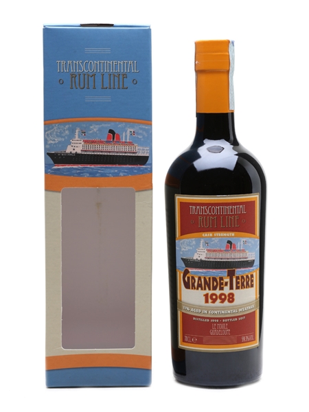 Grande Terre 1998 Cask Strength Rum 19 Year Old - Transcontinental Rum Line 70cl / 59.3%