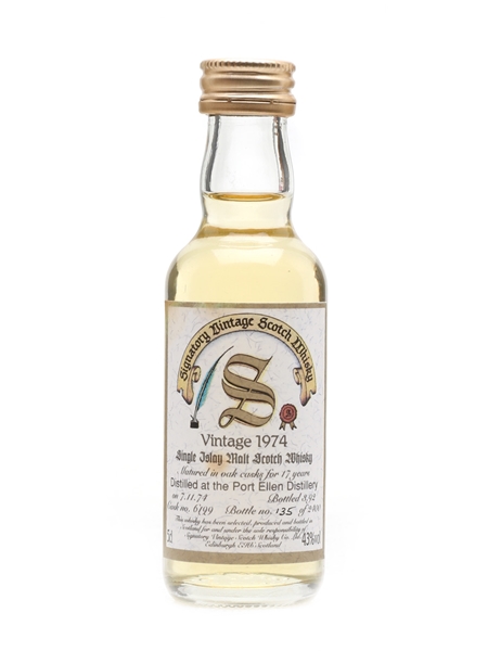 Port Ellen 1974 17 Year Old Signatory 5cl / 43%