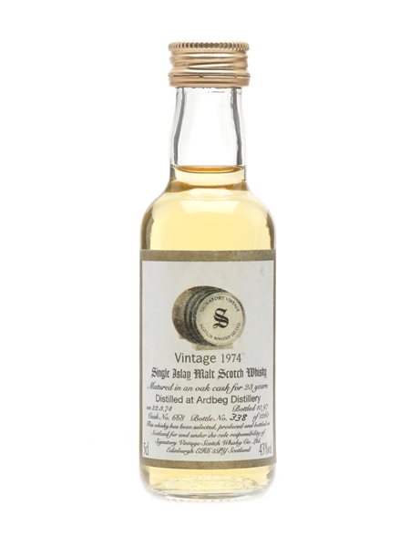 Ardbeg 1974 23 Year Old Signatory 5cl / 43%