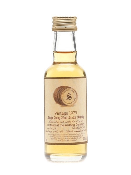 Ardbeg 1975 18 Year Old Signatory 5cl / 43%