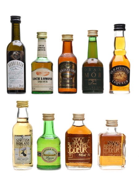 Scotch Whisky Liqueurs  9 x 5cl