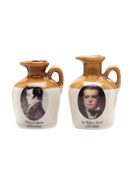 Lindisfarne Scottish Character Ceramics  2 x 5cl