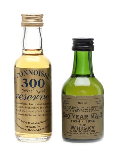 Whisky Connoisseur 300 & 500 Year Malts  2 x 5cl