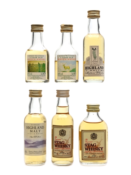 UK Supermarket Blends & Malts  6 x 5cl