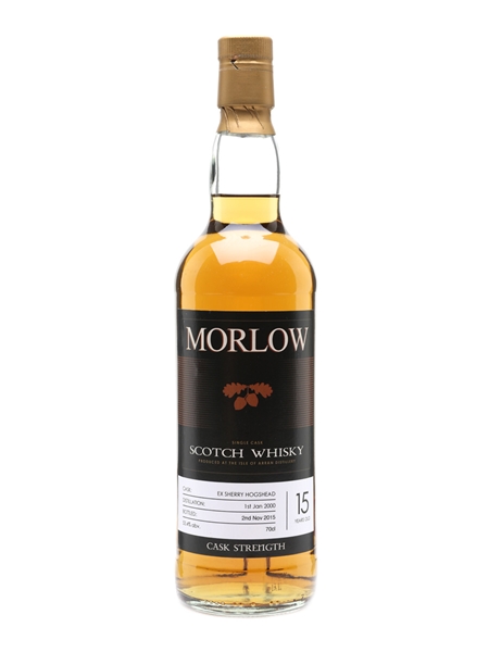 Arran 2000 Morlow Private Cask 15 Year Old Sherry Hogshead 70cl / 53.4%