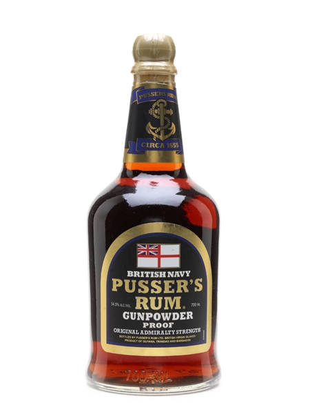 Pusser's Gunpowder Proof  70cl / 54.5%