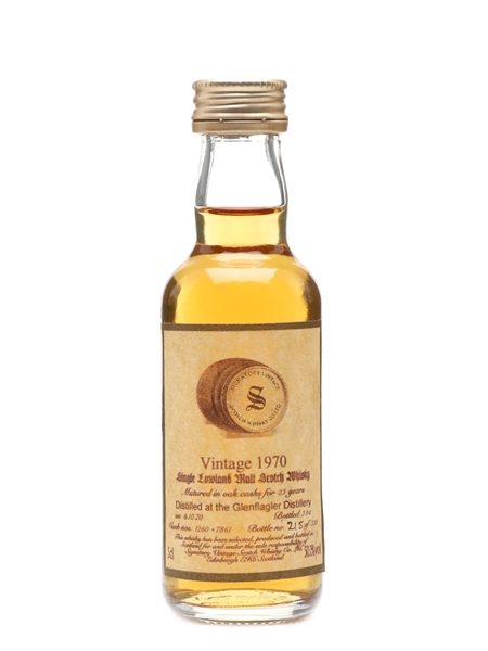 Glenflagler 1970 23 Year Old Signatory 5cl / 50.1%