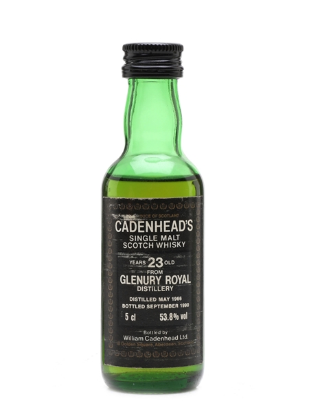 Glenury Royal 1966 23 Year Old Cadenhead's 5cl / 53.8%