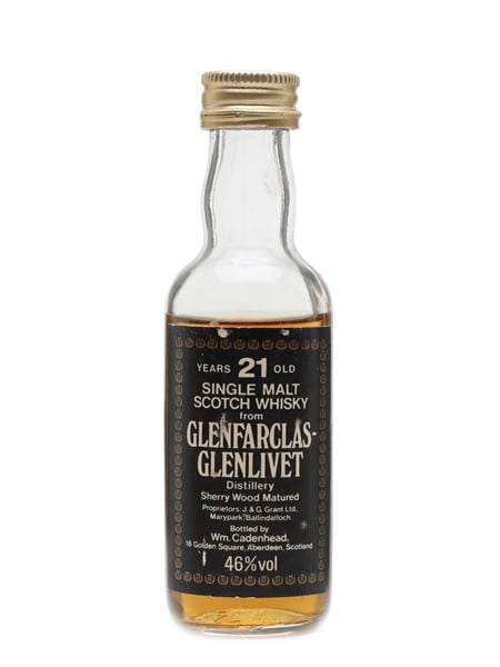 Glenfarclas Glenlivet 21 Year Old Cadenhead's 5cl / 46%