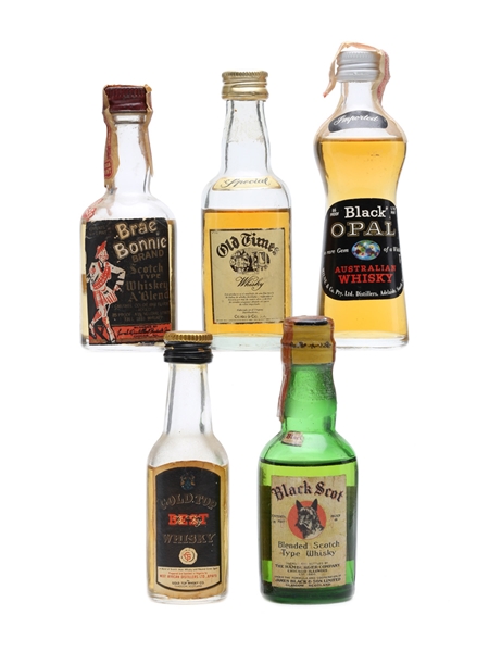 5 x Assorted Whisky Miniatures 