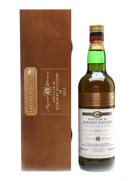 Glenlochy 1952 49 Year Old The Old Malt Cask Bottled 2001 - Douglas Laing 70cl / 43%