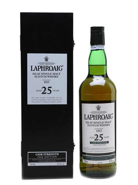 Laphroaig 25 Year Old 2008 Cask Strength Edition 70cl / 50.9%