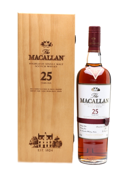 Macallan 25 Year Old Sherry Oak 70cl / 43%